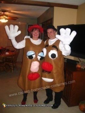 Coolest Mr. and Mrs. Potato Head DIY Halloween Costume