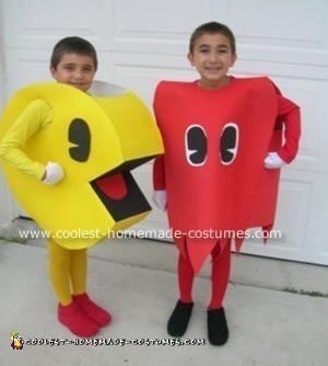 Coolest Pacman and Blinky Costumes