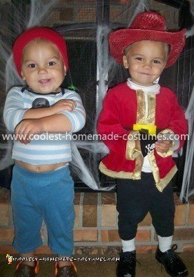Coolest Pirate, Captain Hook, and Smee Costume with Pirate Ship