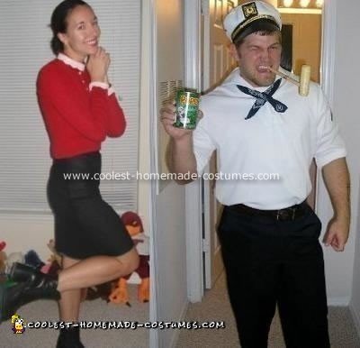 Coolest Popeye and Olive Oyl Costume