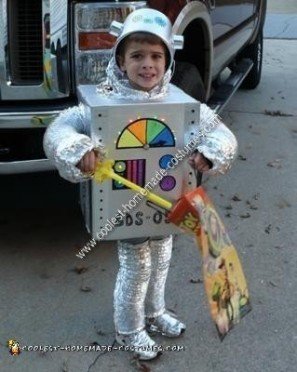 Coolest Robot Unique Halloween Costume Idea