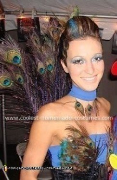 Awesome Homemade Sexy Peacock Costume