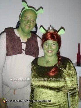 Cool Shrek and Fiona Costumes