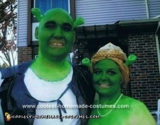 Coolest Shrek and Fiona Homemade Costume