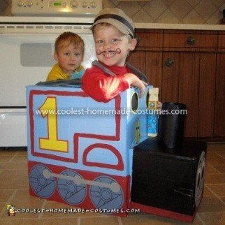 Coolest DIY Thomas the Train Costume