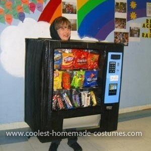 Cool Homemade Vending Machine Costume