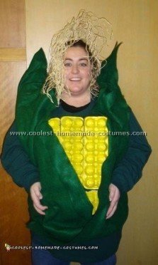 Coolest Homemade Cob of Corn Costume