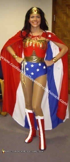 homemade superwoman costume