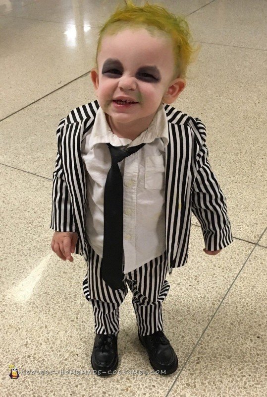 Baby Beetlejuice Costume with Maitlands Mom and Dad