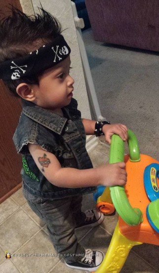 Coolest Homemade Costume for a Pint-Sized Rocker