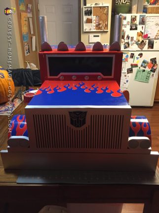 Cool Diy Transforming Optimus Prime Halloween Costume