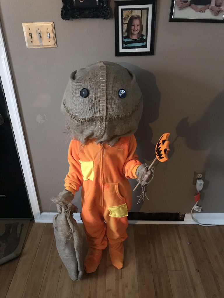 Coolest Handmade Sam Trick 'r Treat Costume For Halloween