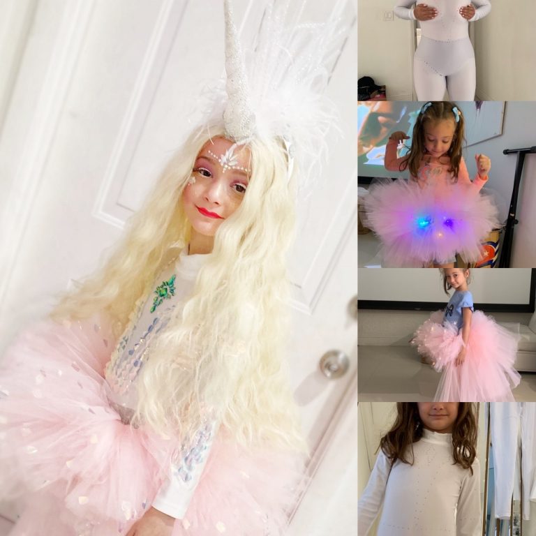 Impressive Mom and Daughter Homemade Costume - Fairy Magical Unicorns