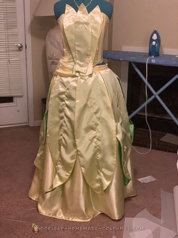 Beautiful Homemade Princess Tiana Costume