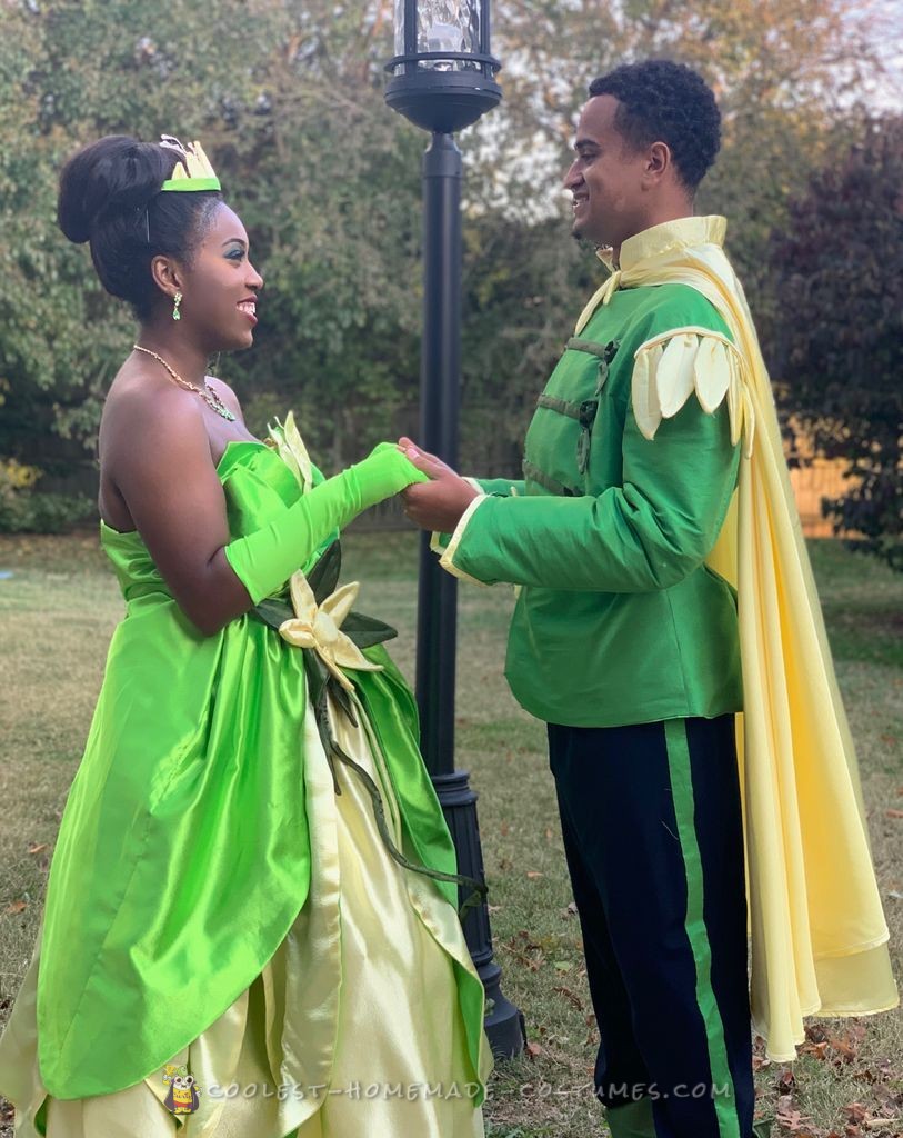 Beautiful Homemade Princess Tiana Costume