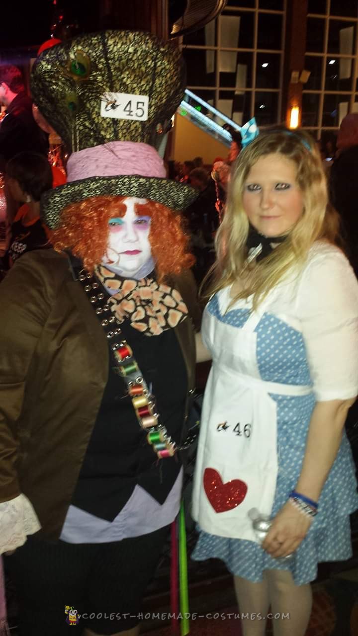 Whimsical Homemade Mad Hatter Costume