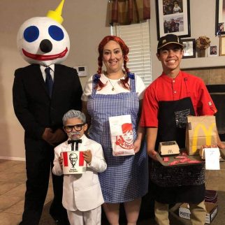 Cool DIY Fast Food Family Costume
