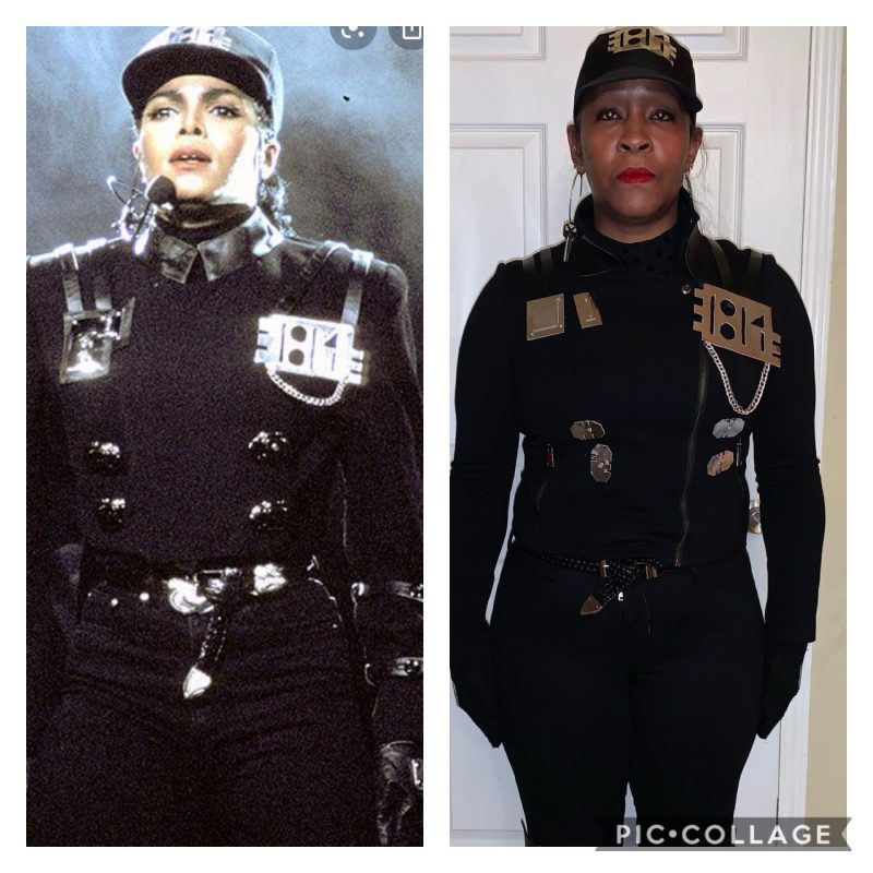 Cool DIY Janet Jackson Rhythm Nation Look-A-Like Costume