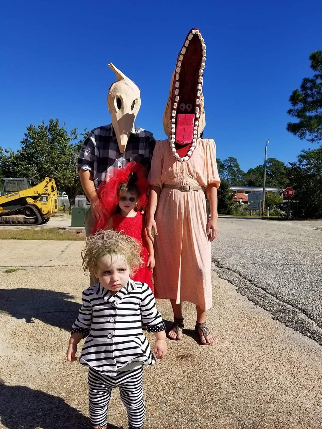 Cool DIY Beetlejuice Family Costume