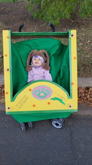 Cutest Homemade Baby Cabbage Patch Doll Costume