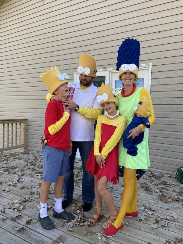 Bringing Springfield to Life: A DIY Simpsons Family Costume