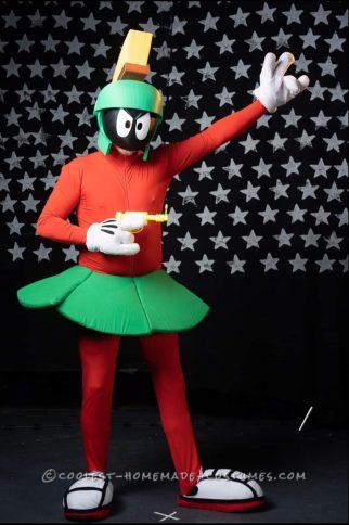 Coolest Home Made Marvin The Martian Costume!