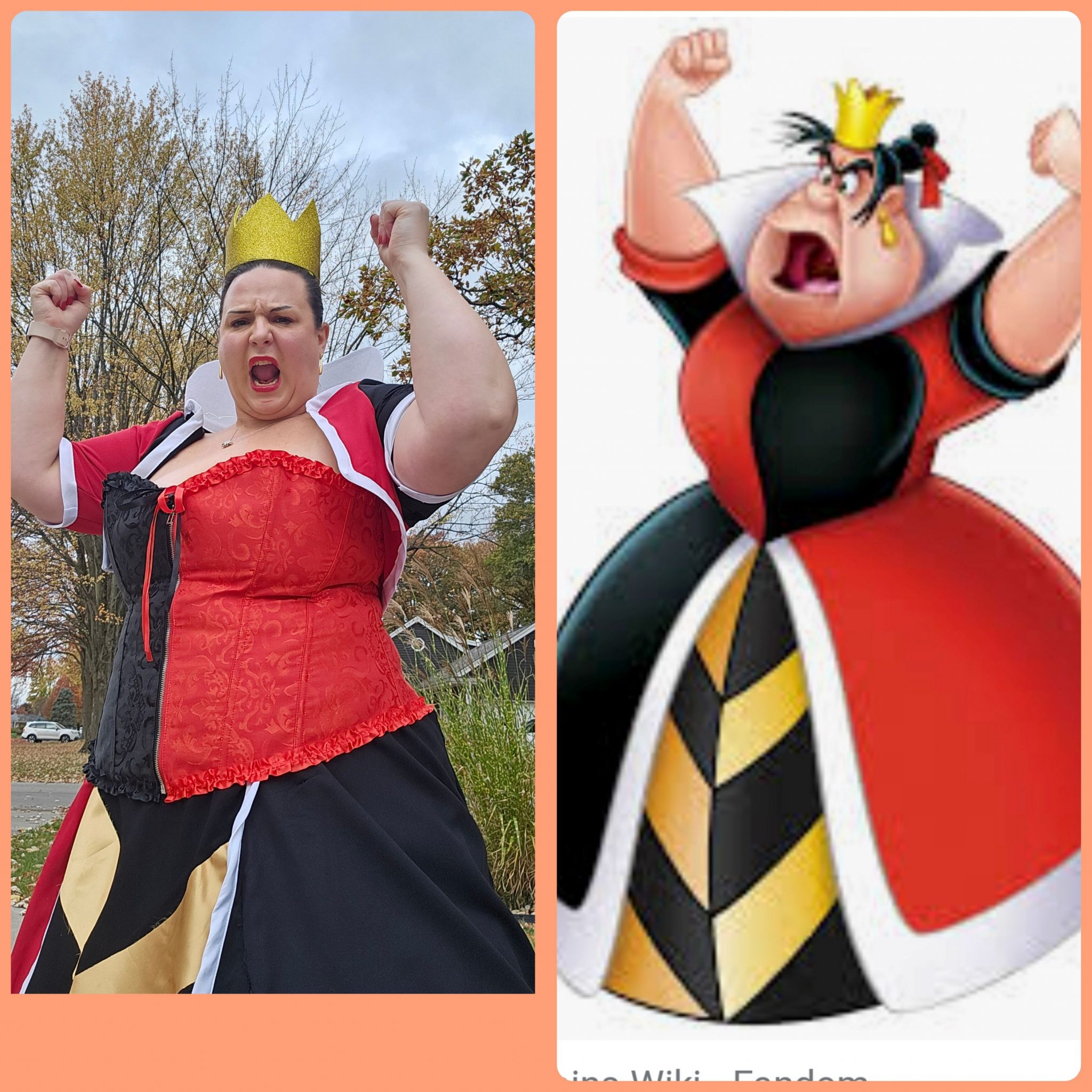 Coolest DIY Queen of Hearts Costume - 